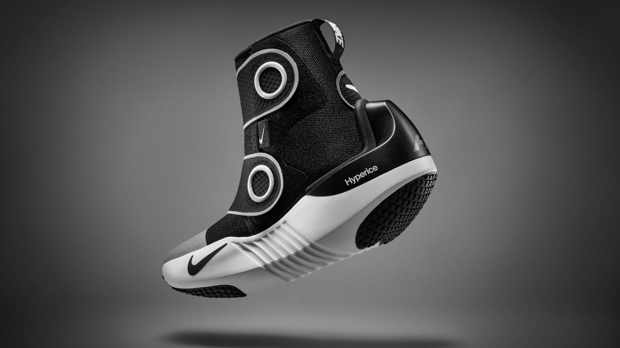 The Nike x Hyperice tech-enabled boots 
