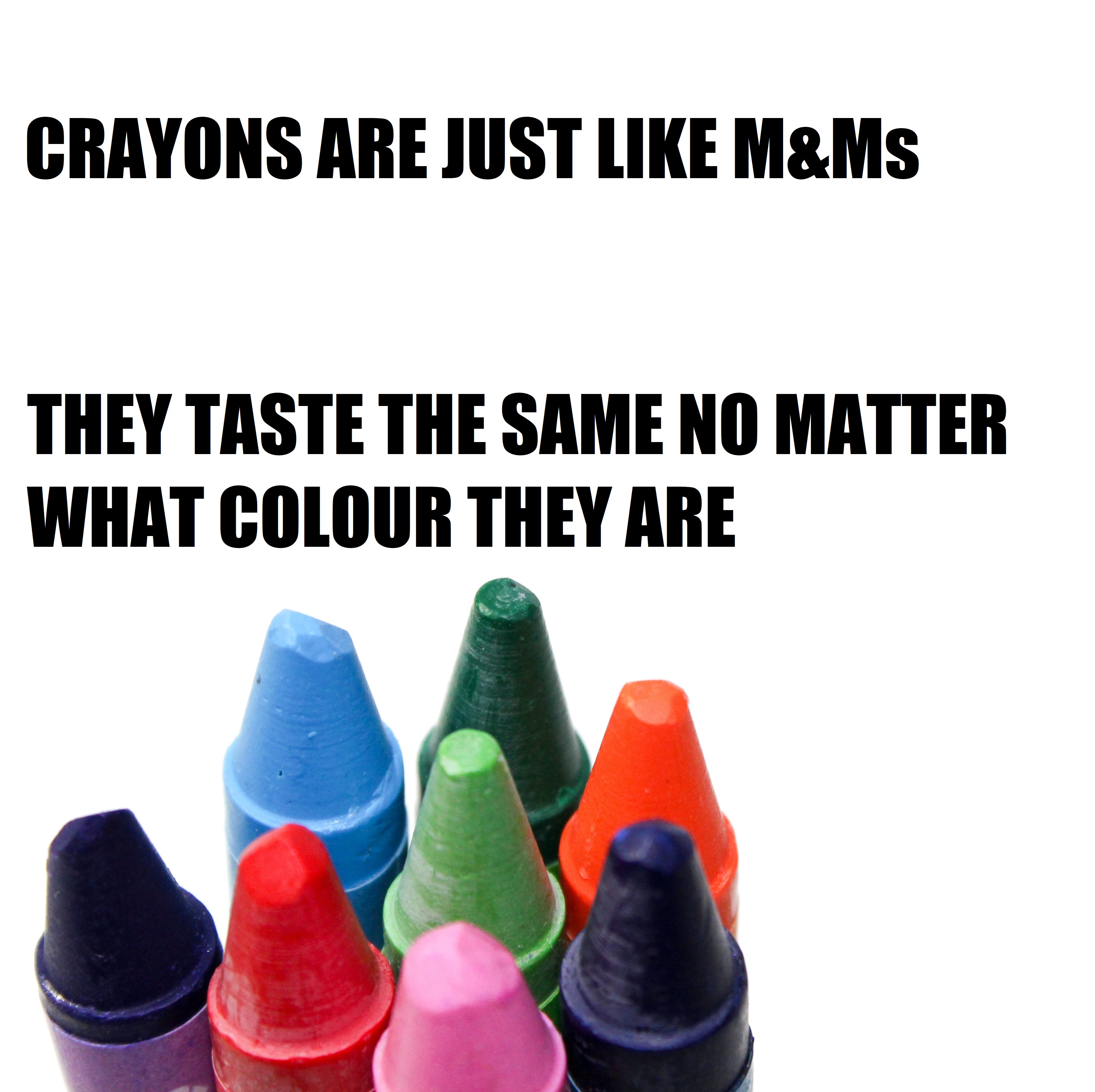 Crayon jokes and puns